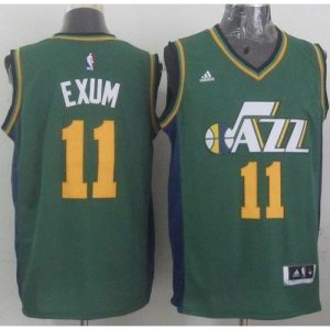 Revolution 30 Jazz #11 Dante Exum Green Stitched NBA Jersey