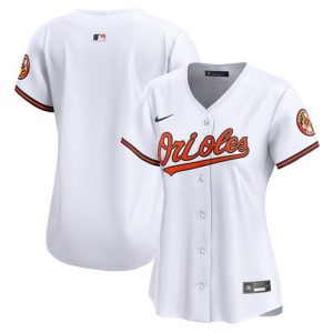 Women's Baltimore Orioles  White Home Limited Jersey