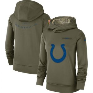 Women's Indianapolis Colts  Anthracite Salute to Service Player Performance Hoodie