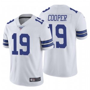 Youth Dallas Cowboys #19 Amari Cooper 2019 White 100th Season Vapor Untouchable Limited Stitched NFL Jersey