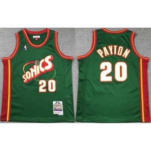 Youth Oklahoma City Thunder #20 Gary Payton Green Stitched Basketball  Jersey