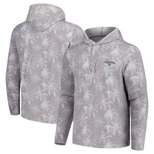 Men's Los Angeles Dodgers Tommy Bahama Gray 2024 World Series Champions  Sport Palm Frenzy Pullover Hoodie
