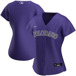 Women's Colorado Rockies Nike Purple Alternate Replica Team Jersey