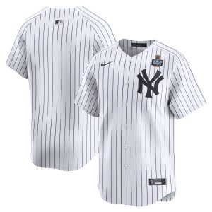 Men's New York Yankees  White 2024 World Series Home Limited Jersey