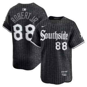 Youth Chicago White Sox #88 Luis Robert Jr. Nike Black City Connect Limited Player Jersey