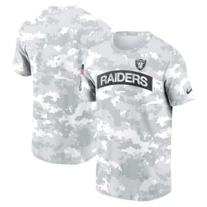 Men's Las Vegas Raiders  White 2024 Salute To Service Big & Tall Performance T-Shirt