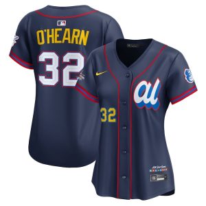 Women's American League #32 Ryan O'Hearn Nike Navy 2025 All-Star Edition Limited Player Jerse