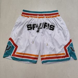 San Antonio Spurs White Shorts