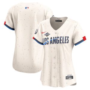 Women's Los Angeles Dodgers Nike Cream 2025 World Series City Connect Limited Jersey