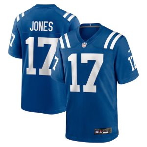Youth Indianapolis Colts #17 Daniel Jones Royal Game Jersey