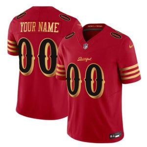 Youth San Francisco 49ers Custom Red Rivalries Collection F.U.S.E. Vapor Limited Stitched Jersey